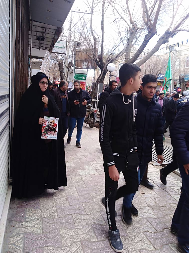 مراسم شهادت سردار سپهبد حاج قاسم سلیمانی در شهرستان شهررضا برگزار شد